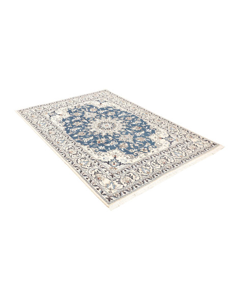 Rug Nain Kashmar Persia blue 145x203