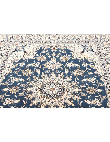 Rug Nain Kashmar Persia blue 145x203