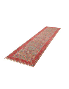 Rug Mamlouk Pakistan 81x300 Terracotta Red Aqua 2