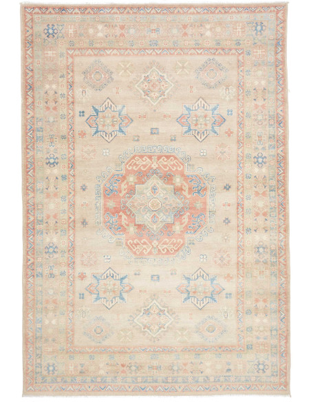 Tappeto Kazak Afghanistan 205x300 Beige Terraco
