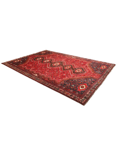 Rug Shiraz Persia maroon red 235x337