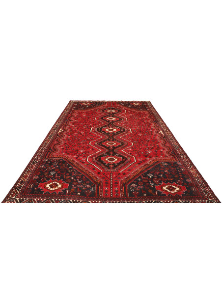 Tappeto Shiraz Persia marrone rosso 235x337