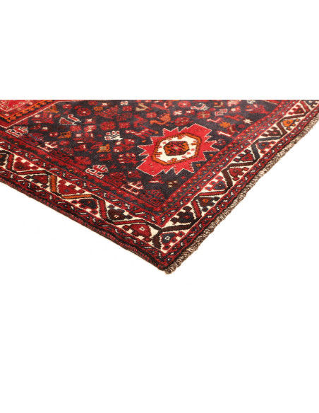 Rug Shiraz Persia maroon red 235x337