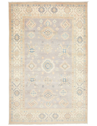 Rug Kazak Afghanistan 195x304 Lavender-grey Cre