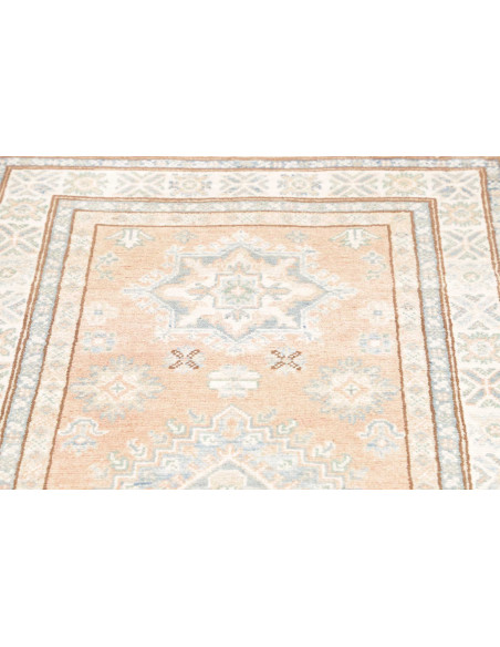 Rug Kazak Afghanistan 82x302 Faded Light Peach