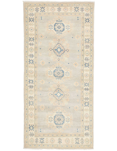 Tappeto Kazak Afghanistan 201x299 Grigio Chiaro