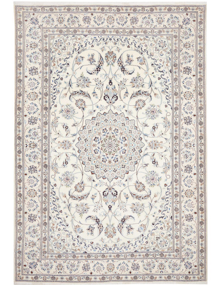 Rug Nain Kashmar Persia white 240x346