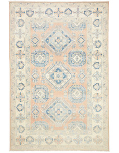 Rug Kazak Afghanistan 197x299 Peach Cream