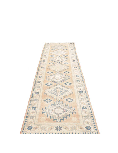 Tappeto Kazak Afghanistan 54x302 Beige Pesca Az