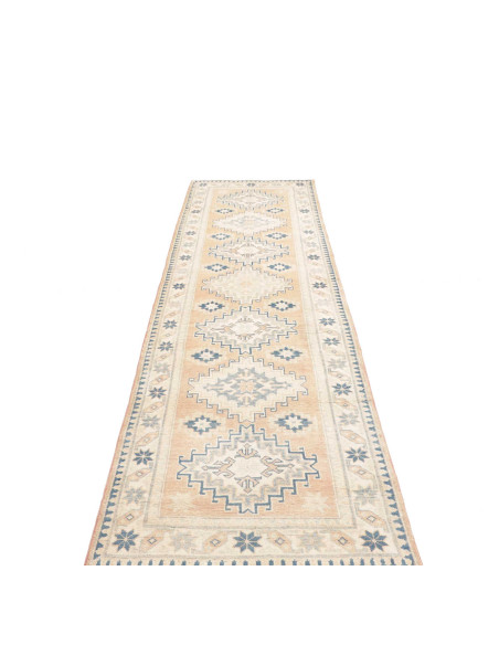 Tappeto Kazak Afghanistan 54x302 Beige Pesca Az