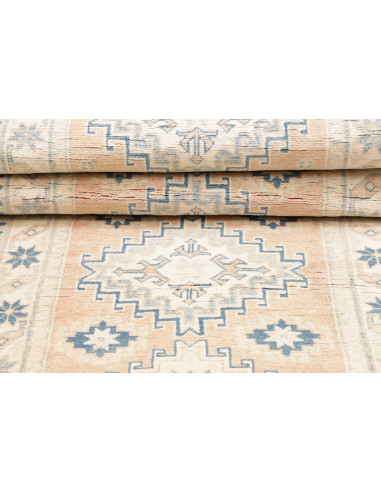 Tappeto Kazak Afghanistan 54x302 Beige Pesca Az