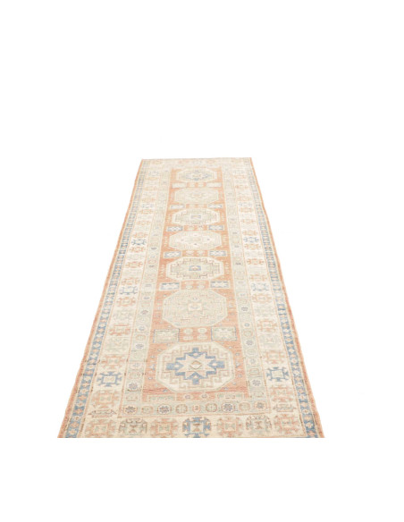 Rug Kazak Afghanistan 84x300 Beige Cream Terrac