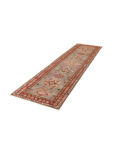 Tappeto Kazak Fine Pakistan 83x297 Blu Salvia G 2