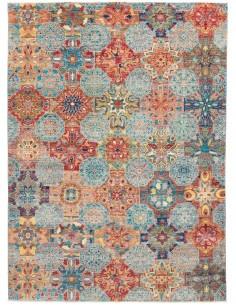 Tappeto Shahi Fine Pakistan 167x231 Turchese Ro