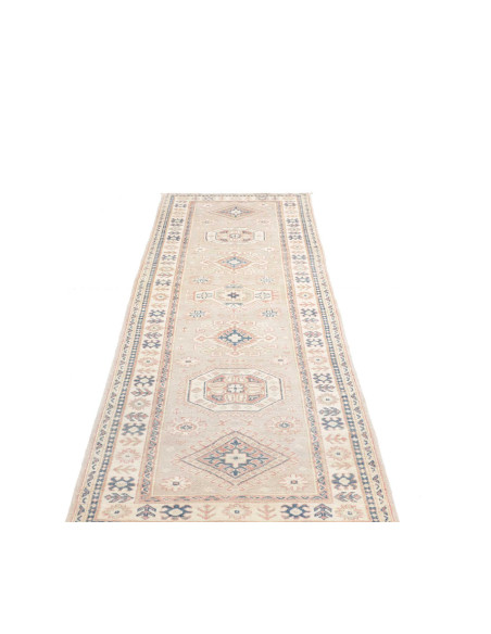 Tappeto Kazak Afghanistan 87x284 Beige Chiaro B