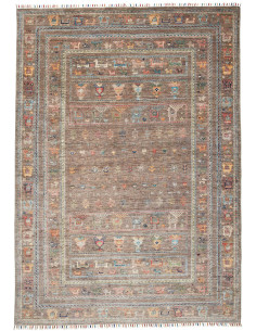 Rug Rubin Pakistan 168x238 Taupe Brown Multicol