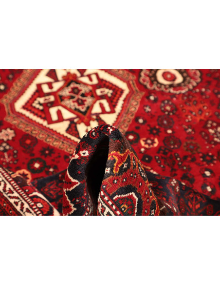 Rug Shiraz Persia maroon yellow 220x333