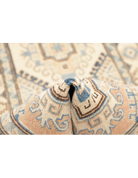 Rug Kazak Afghanistan 77x304 Cream Beige Light