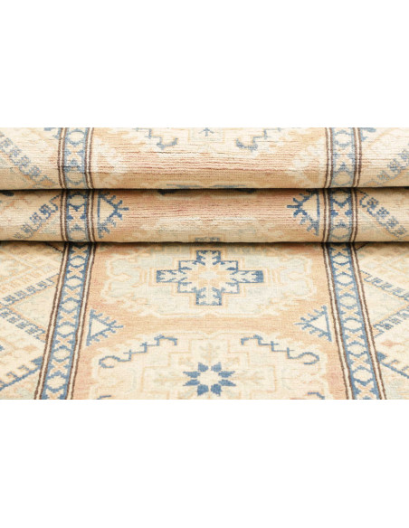 Rug Kazak Afghanistan 85x285 Cream Light Blue P