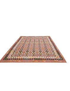 Rug Kilim Afghanistan 213x296 Multicolor Pink B 2