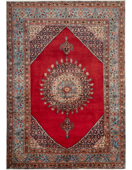 Moud 206x295 Cm Moud, Persia, Hand-carded Wool warp: