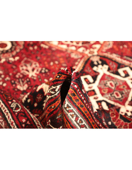 Rug Shiraz Persia maroon yellow 218x308