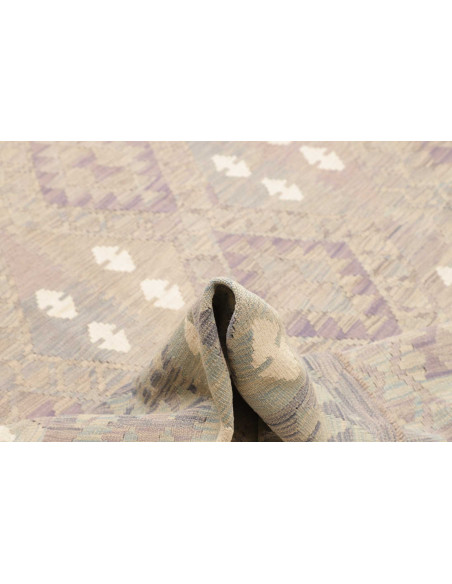 Rug Kilim Afghanistan 242x290 Light Grey Beige