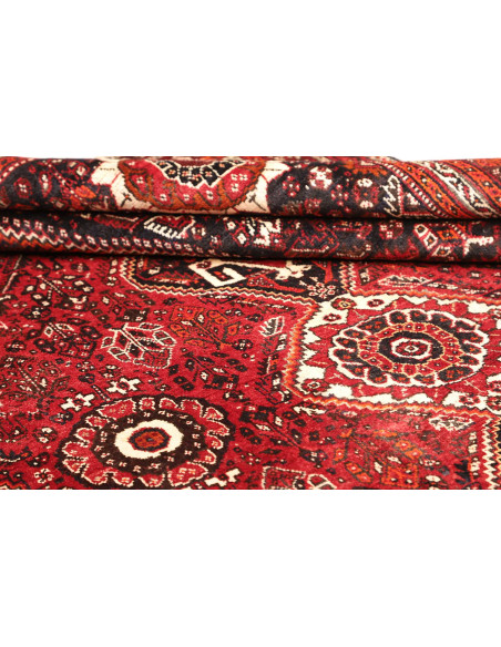 Rug Shiraz Persia maroon yellow 218x308