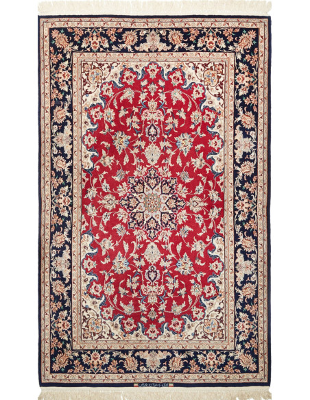 Isfahan 108x174 Cm Isfahan, Persia, Wool And Silk cotton