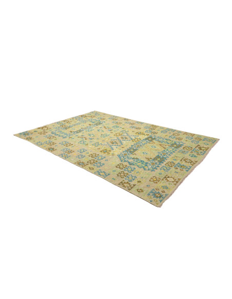 Rug Kilim Afghanistan 208x293 Light Beige Sage