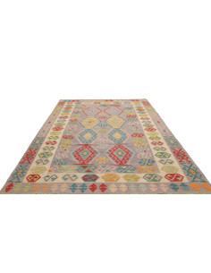 Rug Kilim Afghanistan 202x298 Grey Multicolored 2