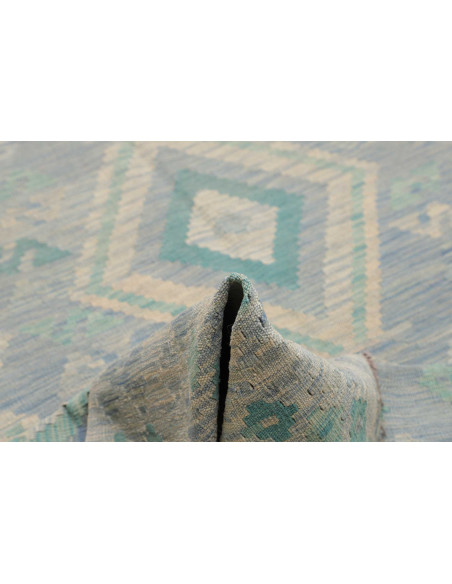 Rug Kilim Afghanistan 201x290 Sky Blue Aquamari