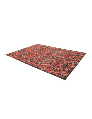 Tappeto Kilim Afghanistan 213x301 Rosso Corallo