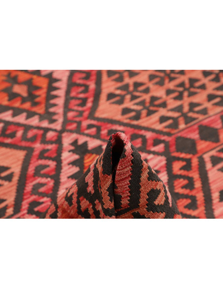 Tappeto Kilim Afghanistan 213x301 Rosso Corallo