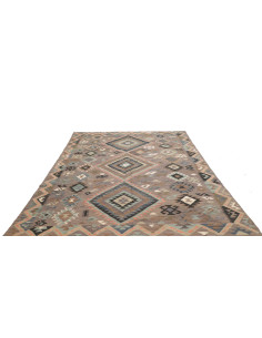 Rug Kilim Afghanistan 209x299 Brown Grey Dark B 2