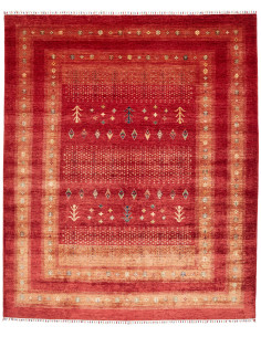 Tappeto Siva Pakistan 240x298 Rosso Terracotta