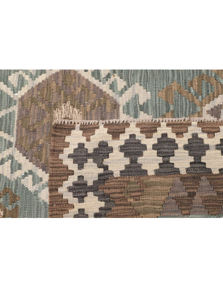 Tappeto Kilim Afghanistan 203x294 Azzurro Ottan