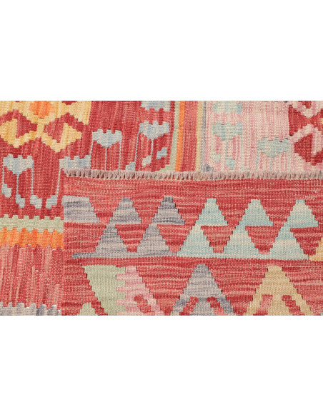 Tappeto Kilim Afghanistan 213x280 Rosso Terraco