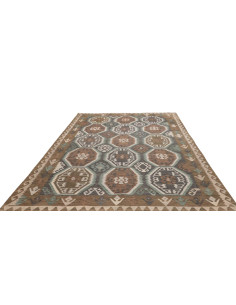 Rug Kilim Afghanistan 211x296 Brown Grey Beige 2