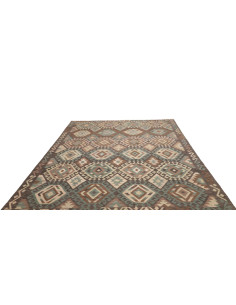 Tappeto Kilim Afghanistan 210x295 Marrone Teale 2