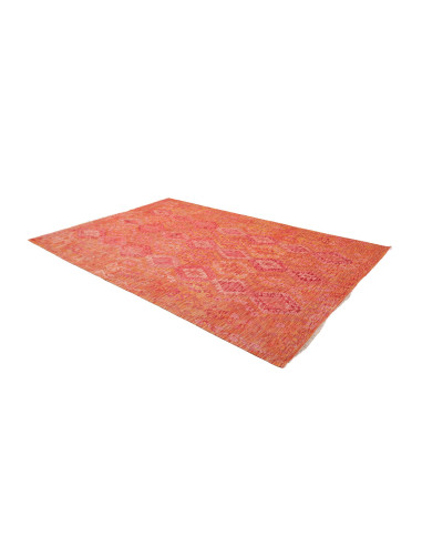Rug Kilim Afghanistan 202x293 Coral Orange Peac