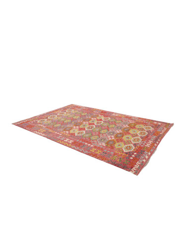 Rug Kilim Afghanistan 203x298 Pink Red Yellow B