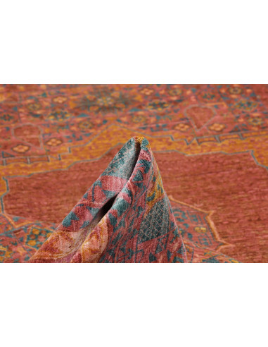 Tappeto Mamlouk Pakistan rosso grigio 250x300