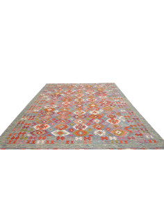 Rug Kilim Afghanistan 252x338 Pastel Blue Grey 2