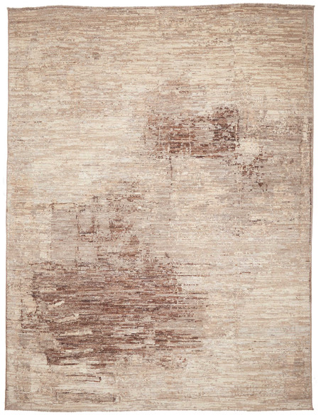 Rug Berber Pakistan 306x404 Beige Red