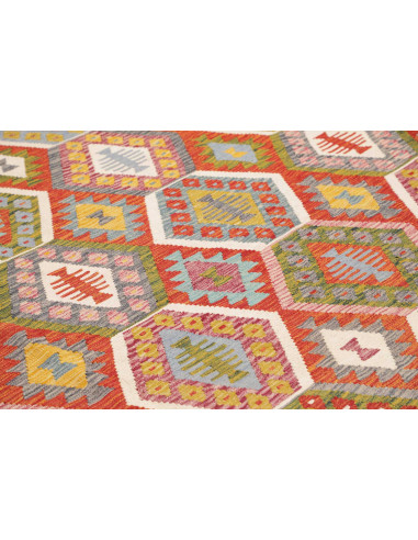 Rug Kilim Afghanistan 253x294 Reddish Orange Li