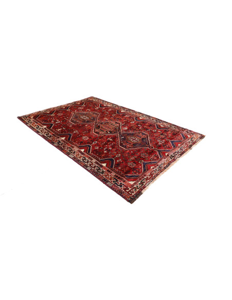Rug Shiraz Persia maroon yellow 170x245