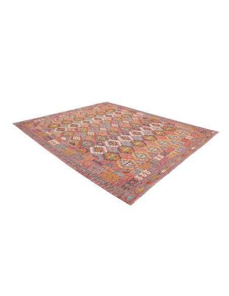 Rug Kilim Afghanistan 254x293 Dusty Rose Turquo