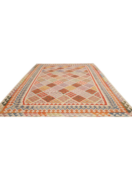 Rug Kilim Afghanistan 263x353 Beige Cream Terra