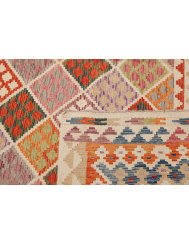 Rug Kilim Afghanistan 263x353 Beige Cream Terra